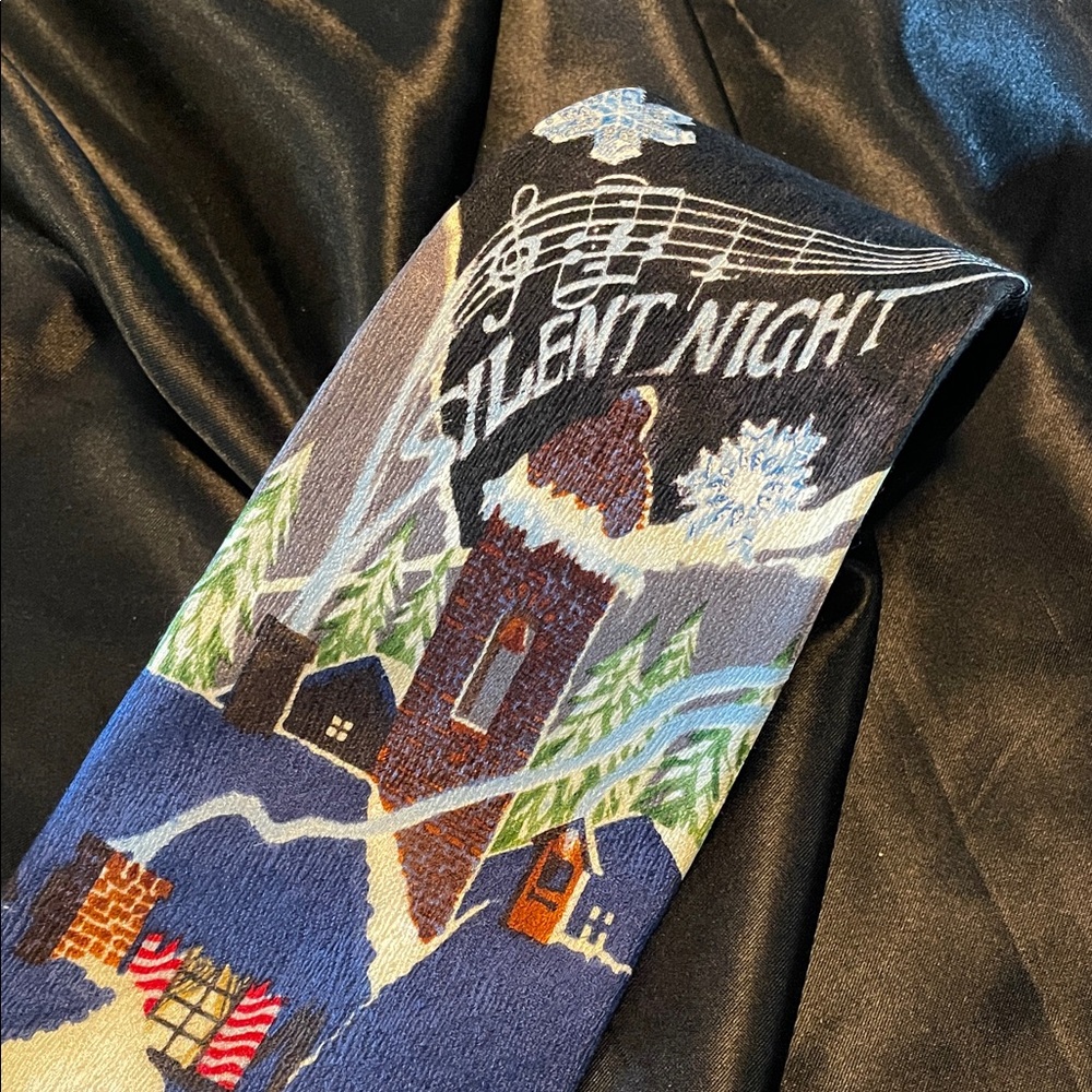 Christmas 100% Silk Tie